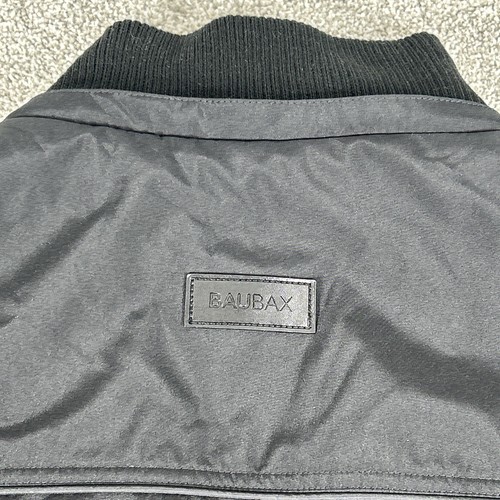 Baubax Jacket Mens Medium Black Bomber 2.0 Travel Jacket Removable Hood Pockets - Picture 17 of 18