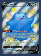 Ditto V SV118/SV122 Holo V Rare Shining Fates Shiny Vault Pokemon Near Mint on eBay