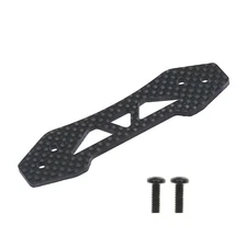 For Tamiya TT02 RC#TATT-077 Carbon Fiber Front Bumper Mount Plate LY179