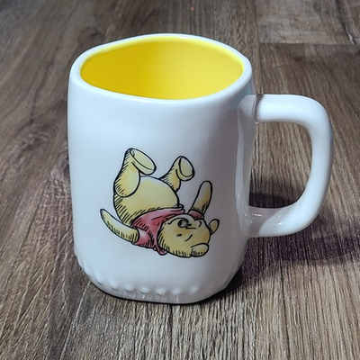 #ad #ad Rae Dunn Winnie the Pooh Yellow Interior Double Sided Mug OH BOTHER $21.99