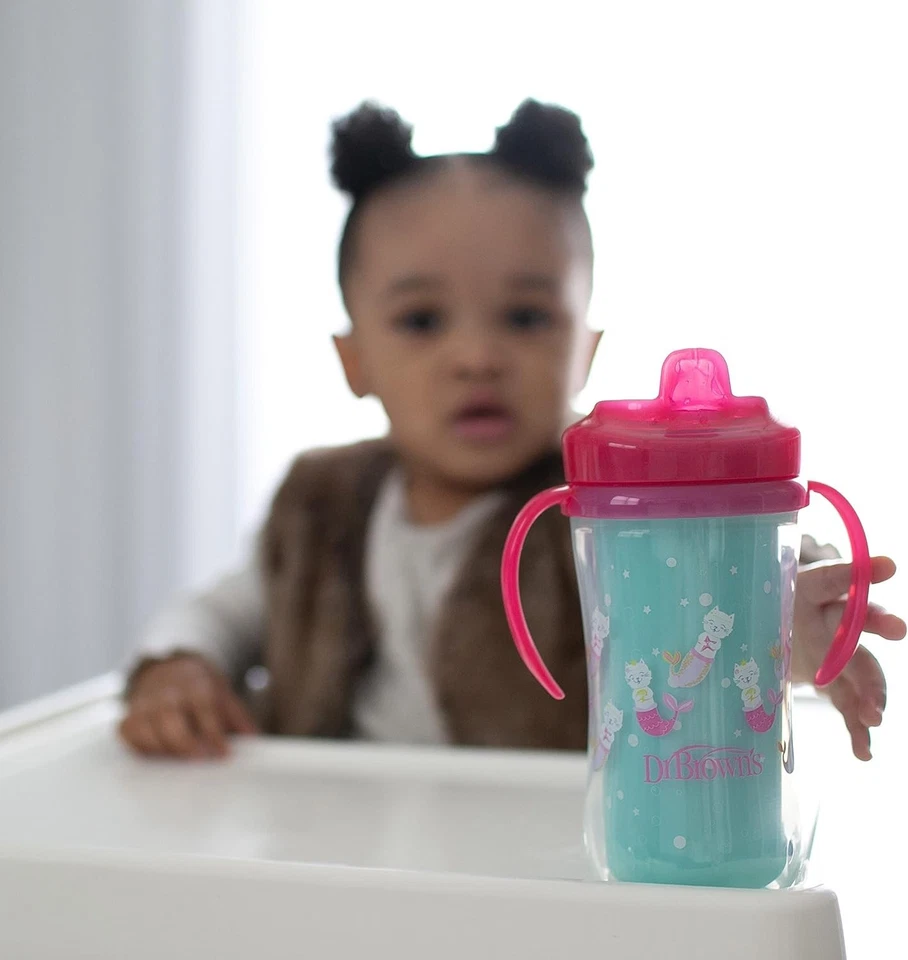 Taza aislante sin BPA con asas - 10 oz, paquete de 2 para edades de 12 m+ Foto 4 de 4