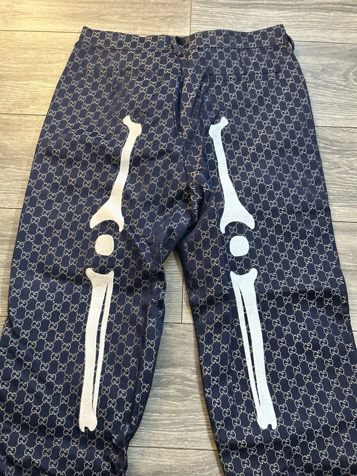 Pantalones Bravest Studios Gucci Estampado Esqueleto Talla 34x32 Nuevos MUY RAROS Foto 2 de 4