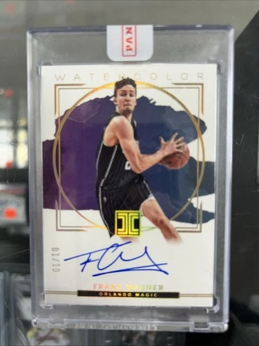 2022-23 Panini Impeccable Franz Wagner Watercolor Signatures Auto #01/10 Sealed