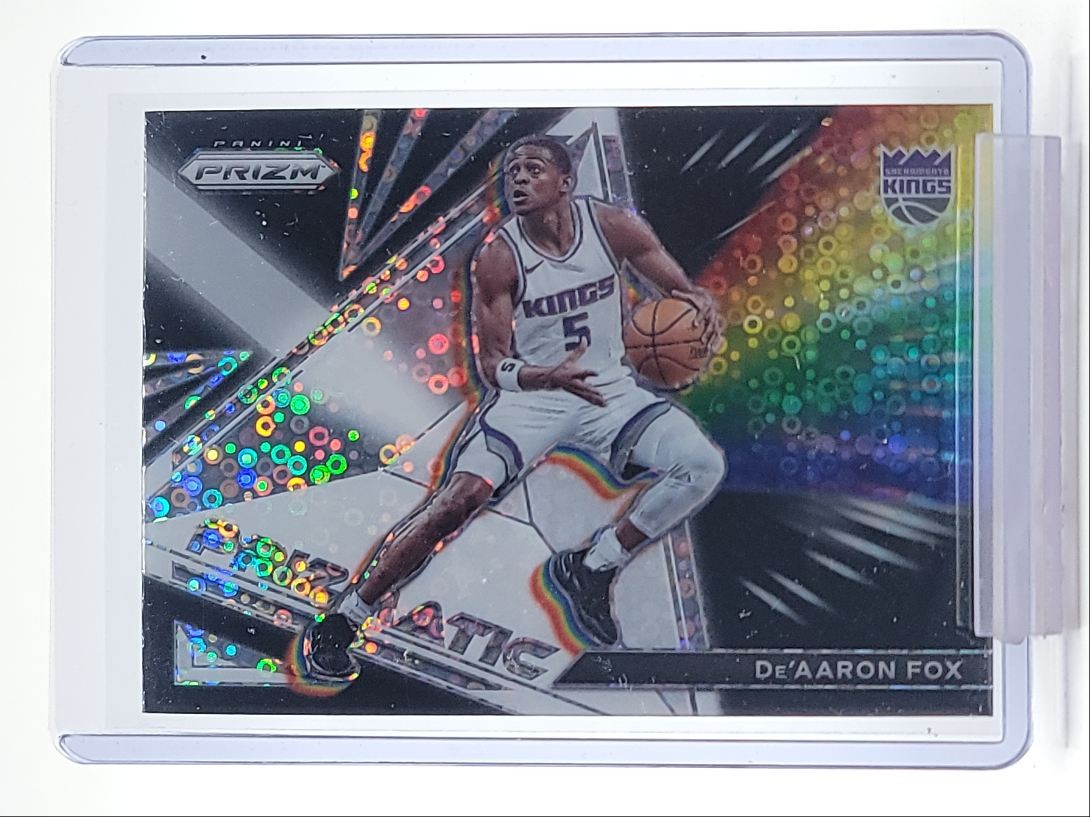 DE'AARON FOX 2021-22 PANINI PRIZM PRIZMATIC FAST BREAK KINGS Q3887