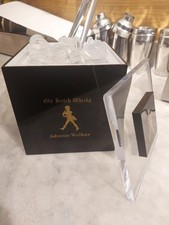 Johnnie Walker Scotch Whisky Black Retro Vintage Ice Bucket with Lid 1989 VGC