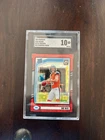 2024 PANINI DONRUSS OPTIC PREVIEW RED WAVE #369 BO NIX RATED ROOKIE SGC/PSA 10