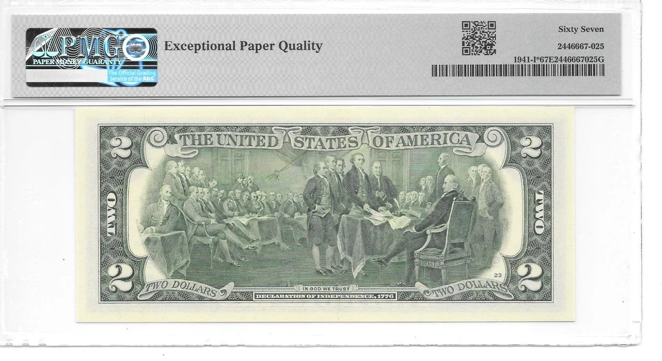 2017A* MINNEAPOLIS STAR $2 FRN PMG 67 EPQ Superb Gem Unc. (1st Print Release) - Image 4 of 4