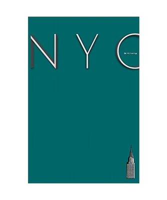 NYC Teal  Chrysler building  Graph Page style    $ir Michael Limited edition: NY