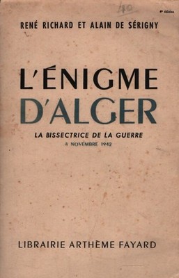 L'énigme d'Alger - René Richard - V2279992