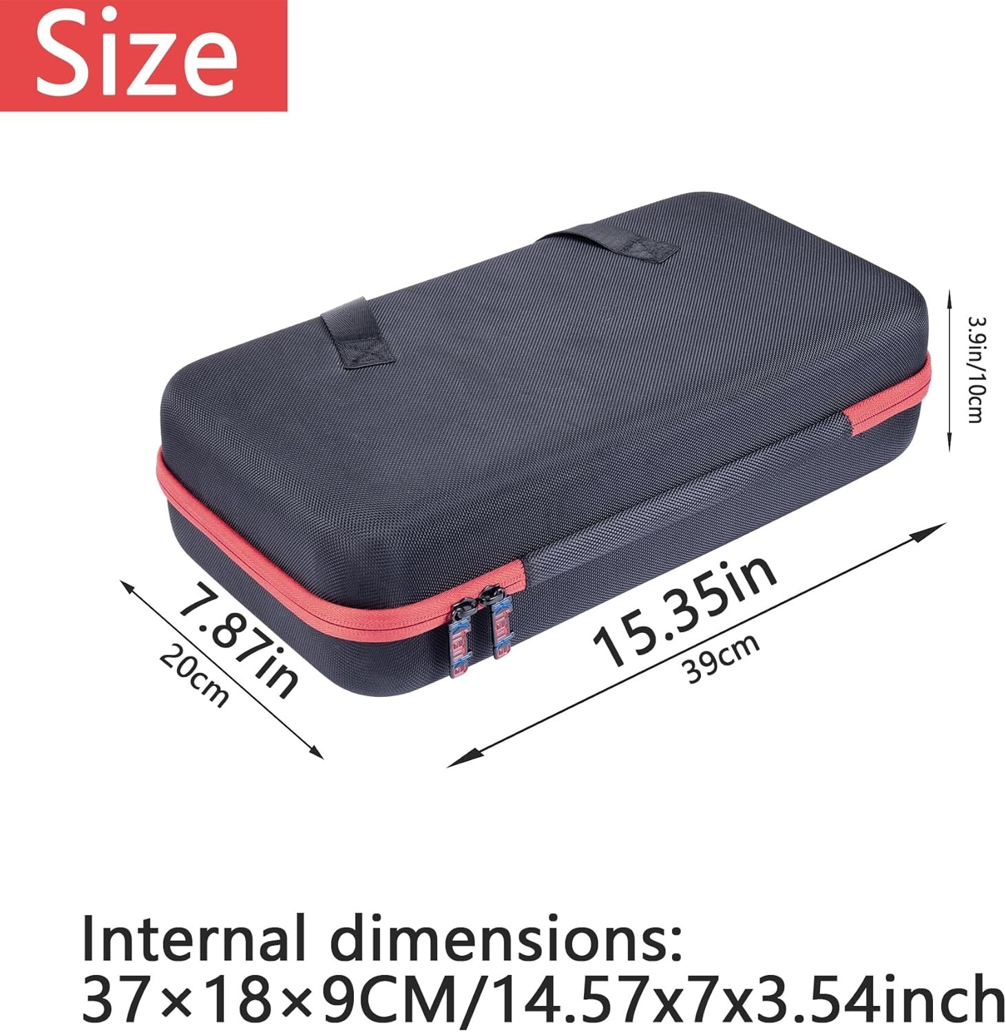 khanka Hard Tool Case Replacement for Milwaukee M18 FUEL Cordless Orange 