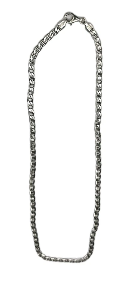 Catena argento 925 uomo lunghezza cm. 46 gr. 16.60 nuova - Immagine 4 di 4