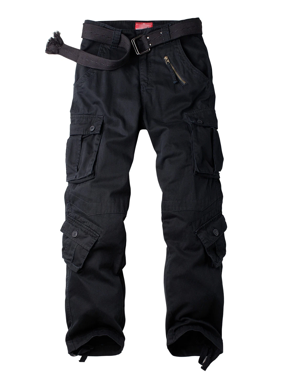 Men's Casual Cargo Pants Military Camo Combat Work Trousers with 8 Pockets
