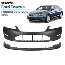 Front Bumper Cover With Fascia Kit For 2010-2012 Ford Taurus Limited SE SEL SHO