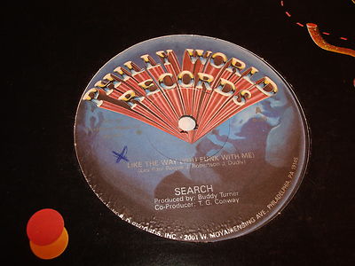 SEARCH-LIKE THE WAY( YOU FUNK WITH ME) X2-PHILLY WORLD RECORDS VG+ 12''