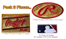 RAWLING2pcs+1MLB Patches ,iron ,sew ,Decorate on *TH- USA BY USPS Agent🚀