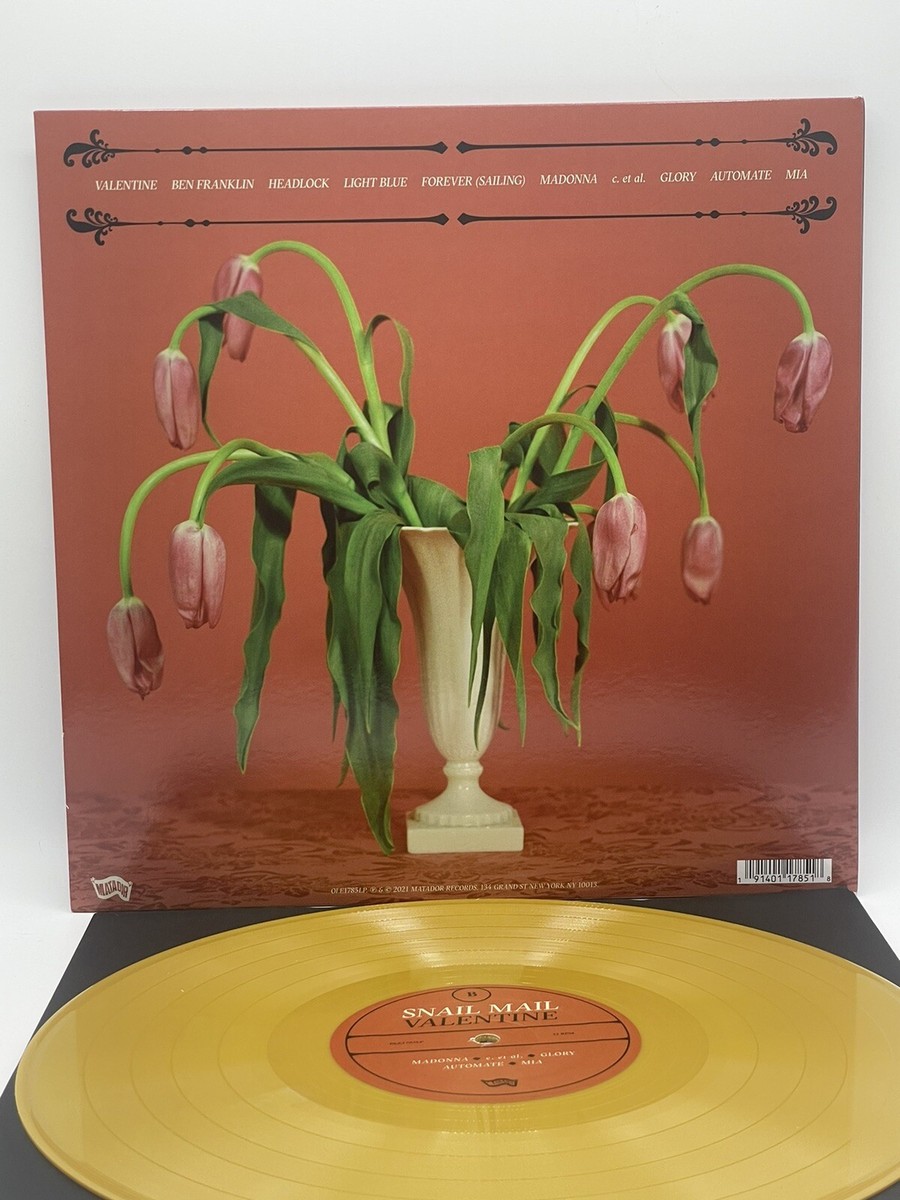 NEW Snail Mail Valentine Gold Color SIGNED Vinyl AUTOGRAPHED
