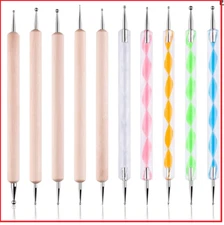 10PCS Dotting Tools Set for Nail Art, Embossing Stylus for Painting**