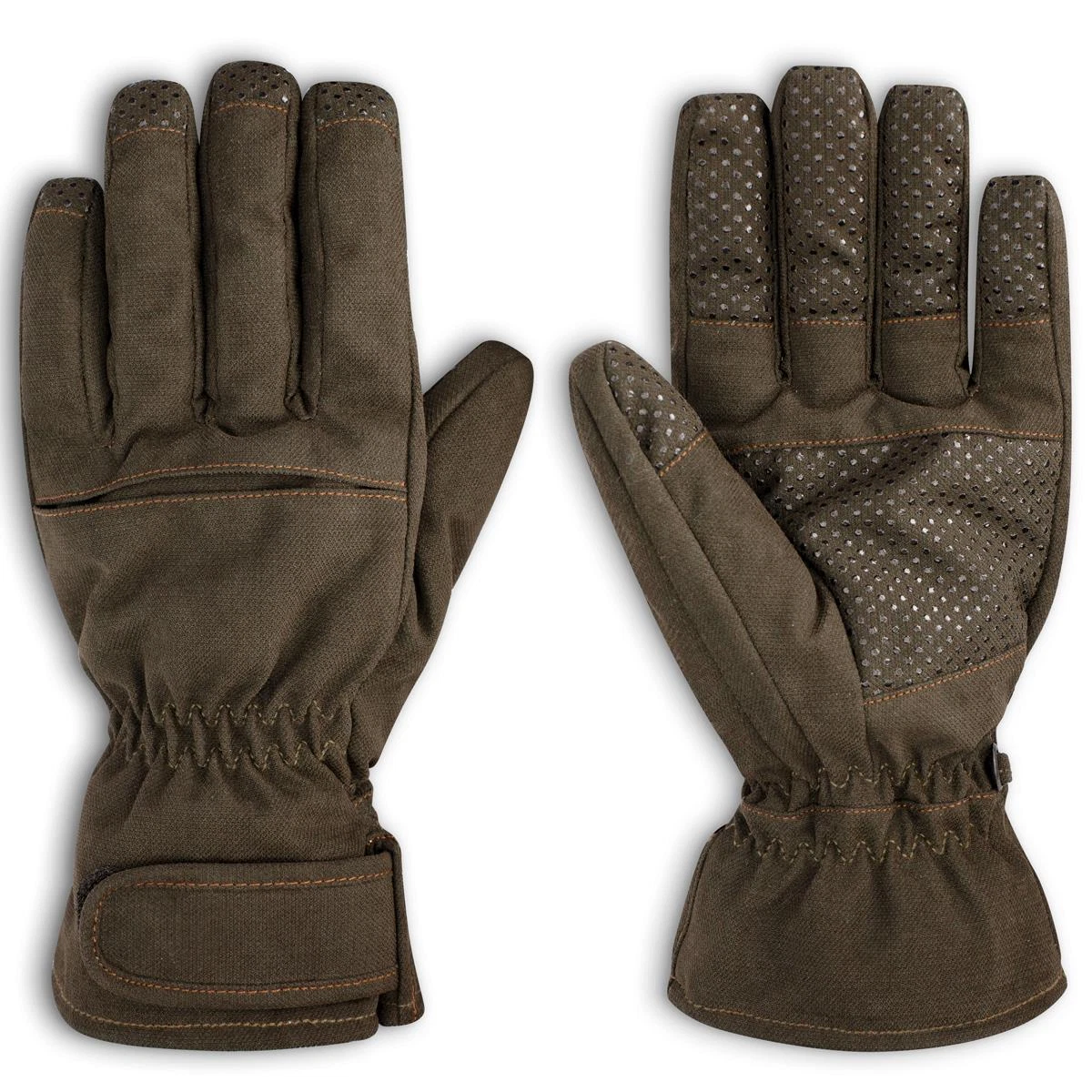 Hoggs Of Fife Mens Struther Waterproof Gloves Dark Green STGL S M L XL