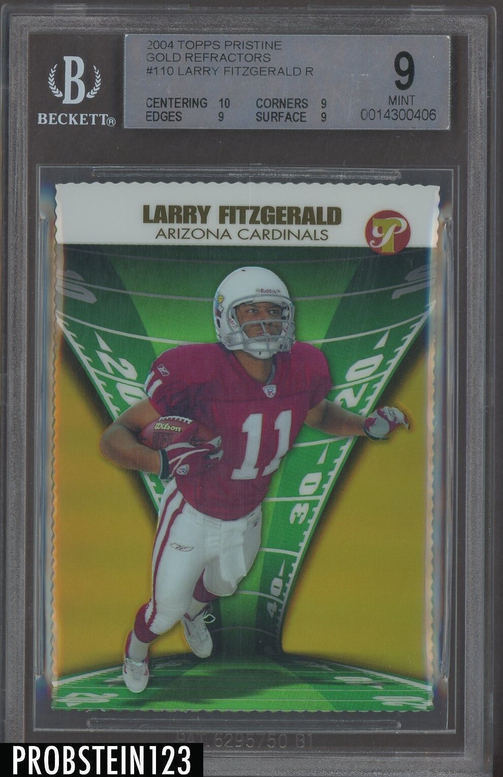 Larry Fitzgerald Leaf R & S Longevity #251 Gold