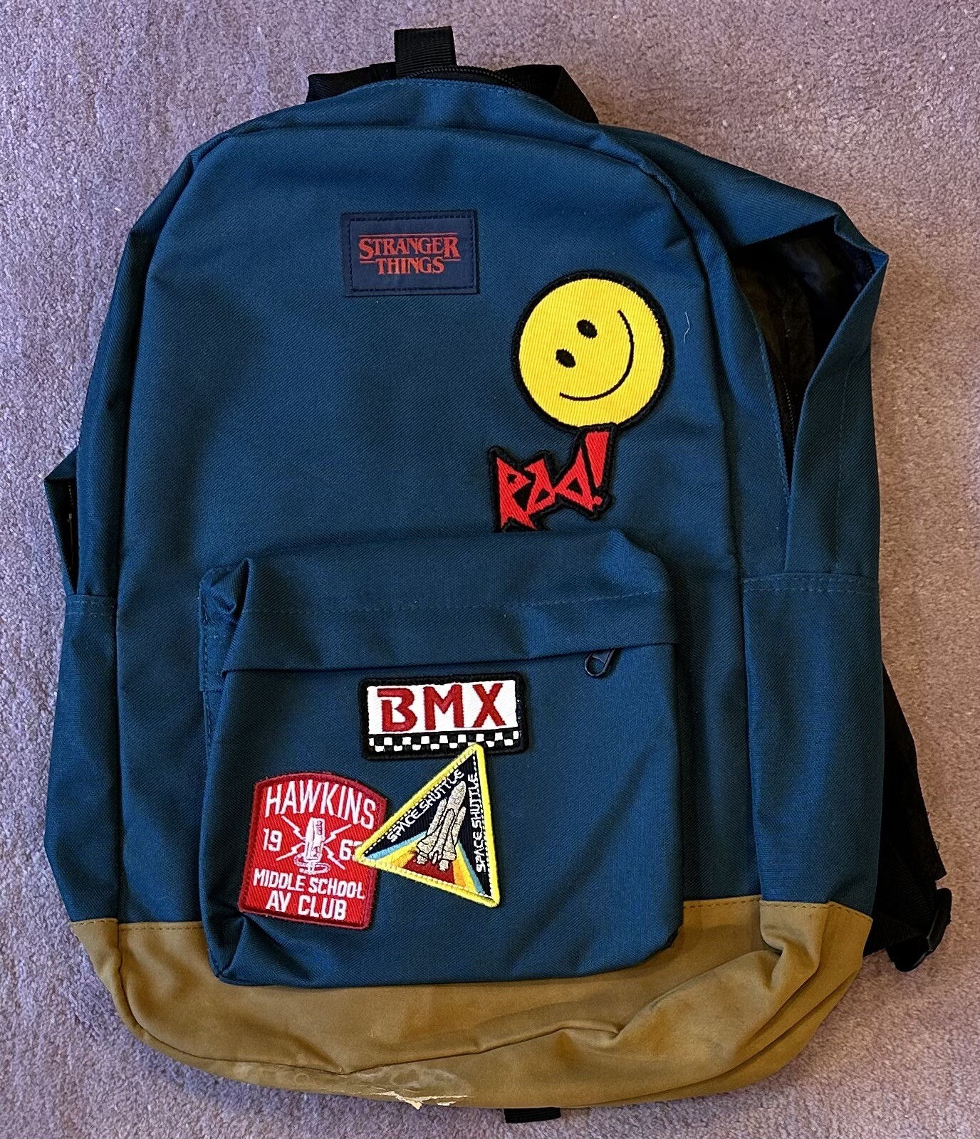 Stranger Things Backpack  Netflix Season 1 BMX Limited School Bag Rare Loungefly