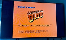 UN RAGAZZO E IL SUO BLOB | NINTENDO NES 1989 | AUTENTICO + TESTATO + PULITO