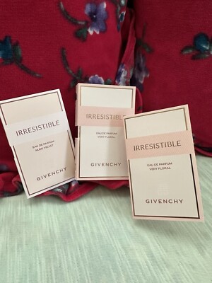 Givenchy Irresistible SAMPLES - Nude Velvet, VERY FLORAL, and VERY