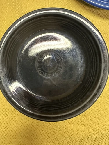 Fiesta SIDE/SALAD PLATE - BLACK - excellent second quality RETIRED COLOR