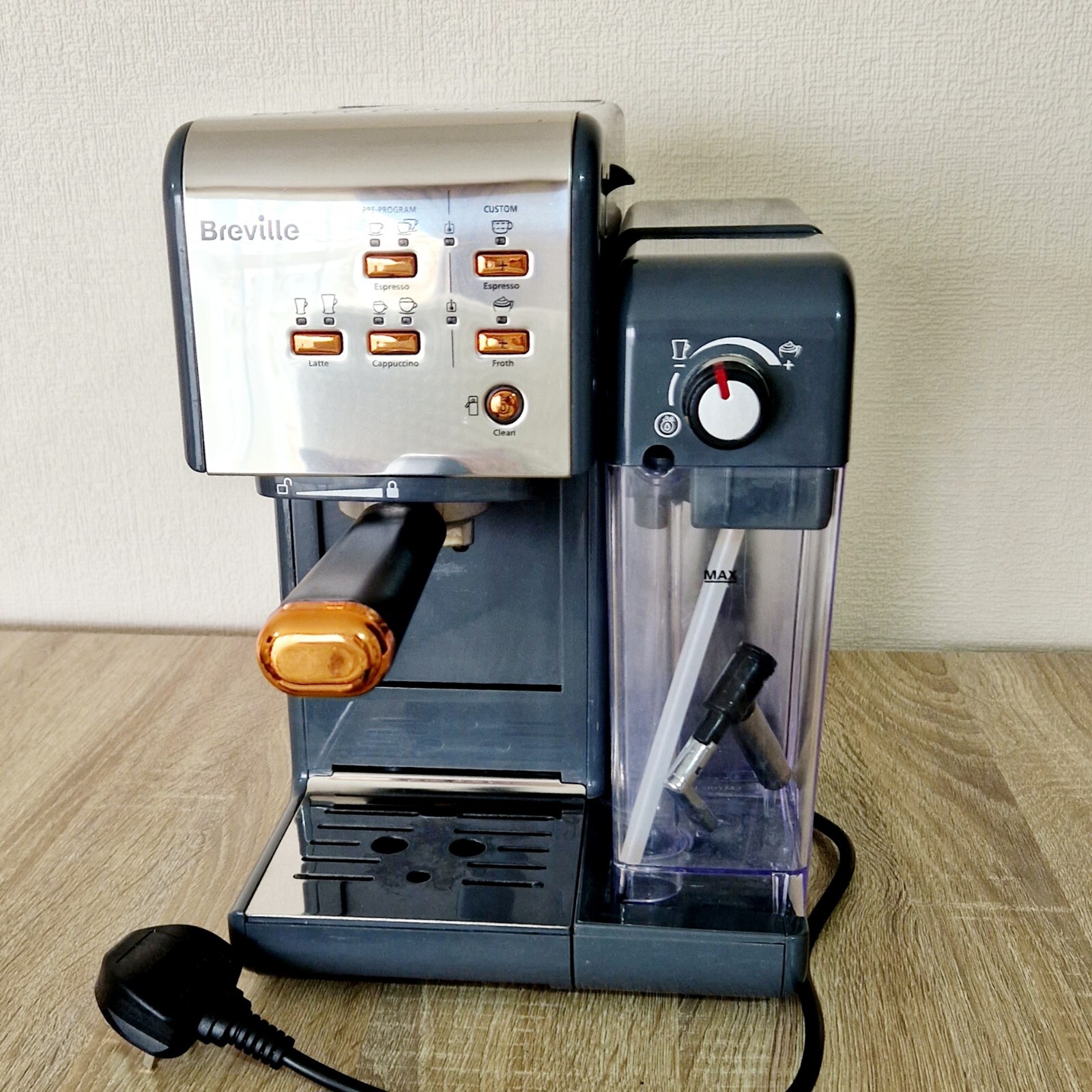 BREVILLE VCF109 Coffee Machine Graphite Grey & Rose Gold eBay