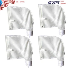 4 Pack Polaris 360 Replacement For 360 380 Pool Cleaner Zipper Bag All Purpose
