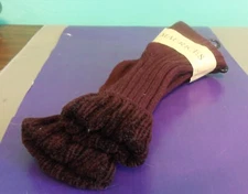 Womens Maurices Fuzzy Cuff ankle Socks size  9-11 New with tags (1 Pair) (I)