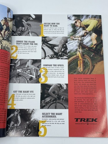 NEW 1999 TREK Bicycles Full-Line Catalog USPS LANCE ARMSTRONG! Road MTB BMX Etc - Picture 2 of 12