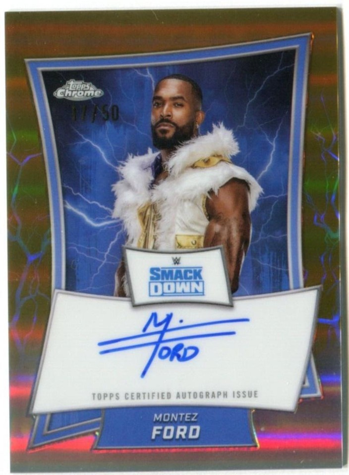 2025 Topps Chrome WWE - Montez Ford #CLA-ZF - 1 of 1