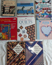 Lot of 8 Quilt Pattern  Information Guide Books Seasonal Patchwork Quilting