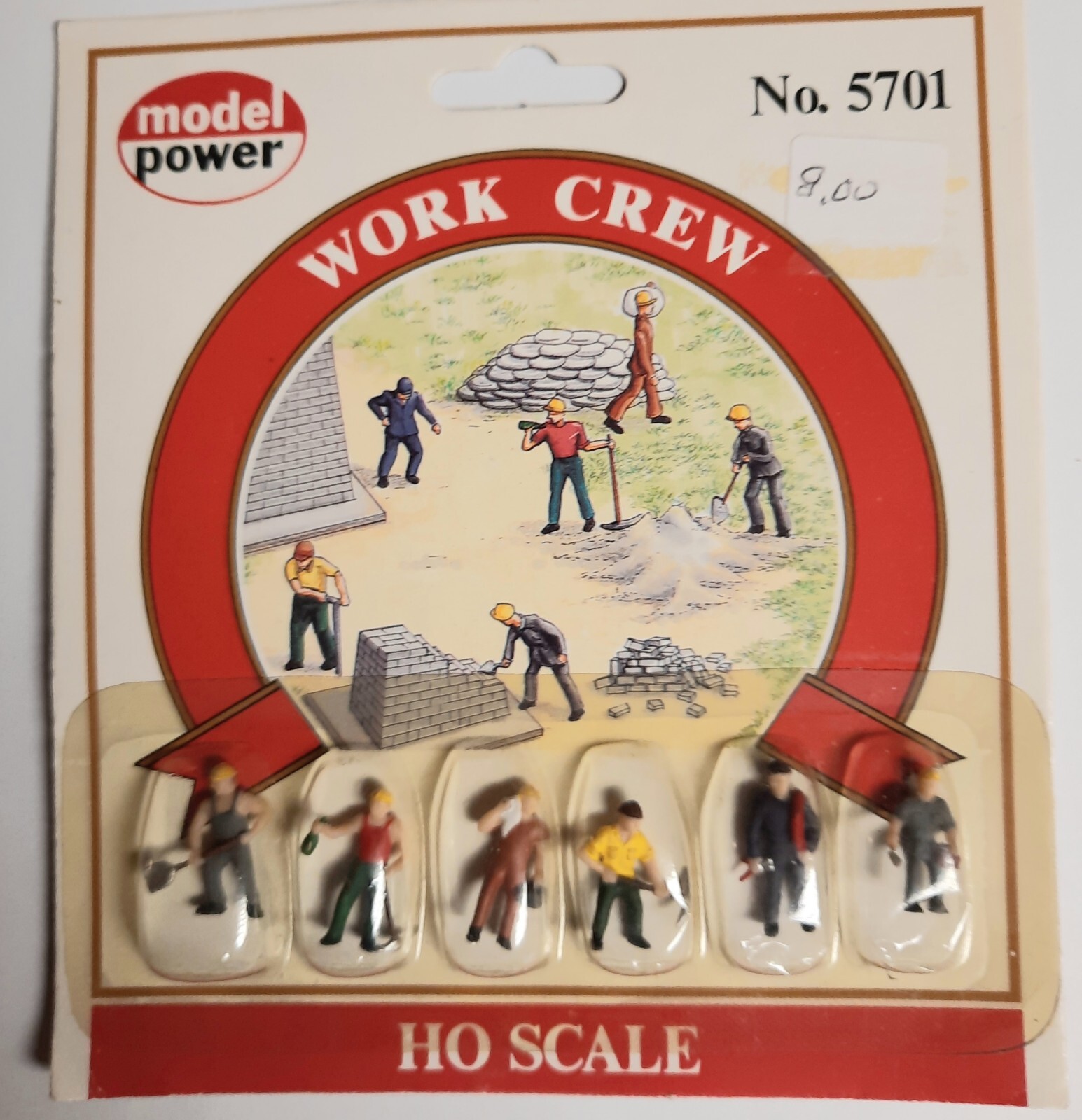 MODEL POWER HO SCALE WORK CREW, 5701 NIP FREE SHIPPING! eBay