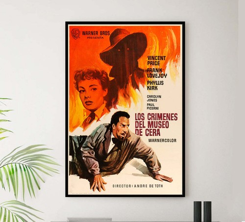 Casa de cera 1953 - Charles Bronson - España - Póster de película clásica - Imagen 2 de 6