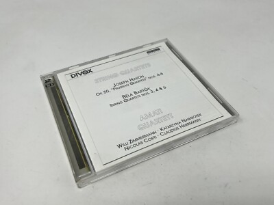 AMATI QUARTETT JOSEPH HAYDN: STRING QUARTETS OP. 50 BARTOK 3,4 6 CD