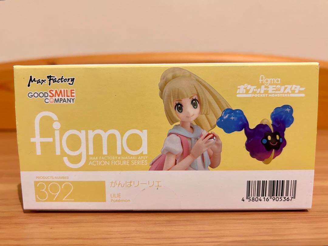 Figma 392 かんばリーリエ Figma 392 Pokemon Lively Lillie lilie Action Figure GOOD