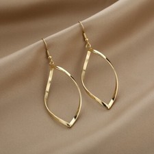 18K Gold Plated Dangle Drop Earrings for Women,Hook Earrings,Gold Hoop Earrings