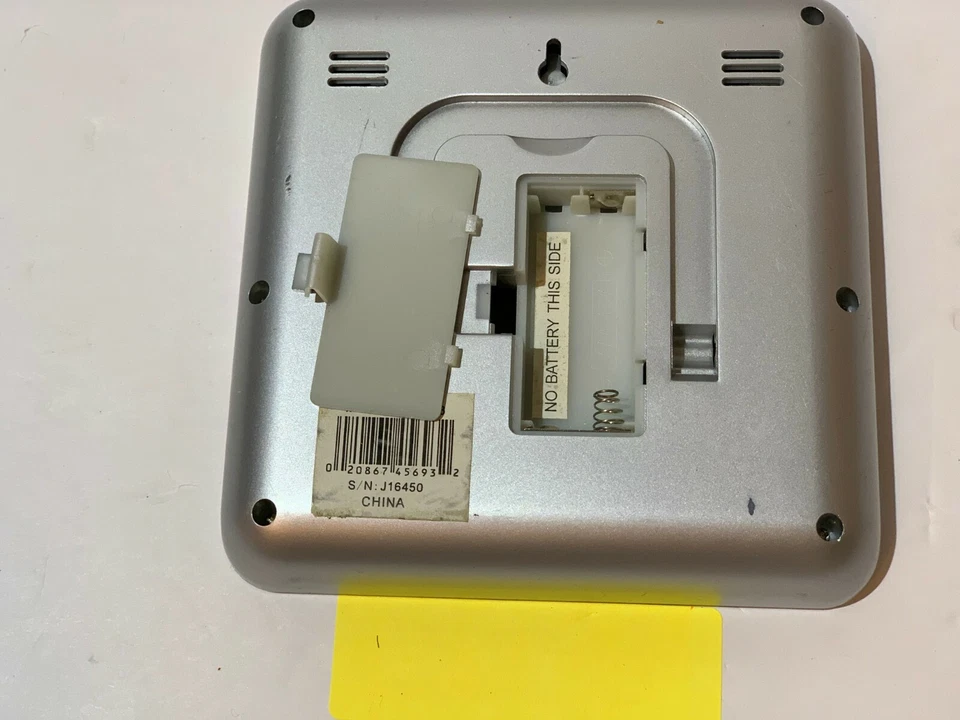 = Howard Miller Weather View Tabletop Clock 645-693 LCD Multi Display - Image 3 of 3