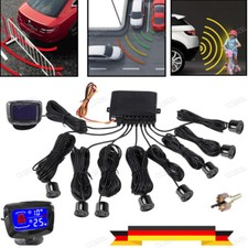 LCD Einparkhilfe 8 Sensoren zum Nachrüsten Hinten Parkhilfe Rückfahrwarner DE