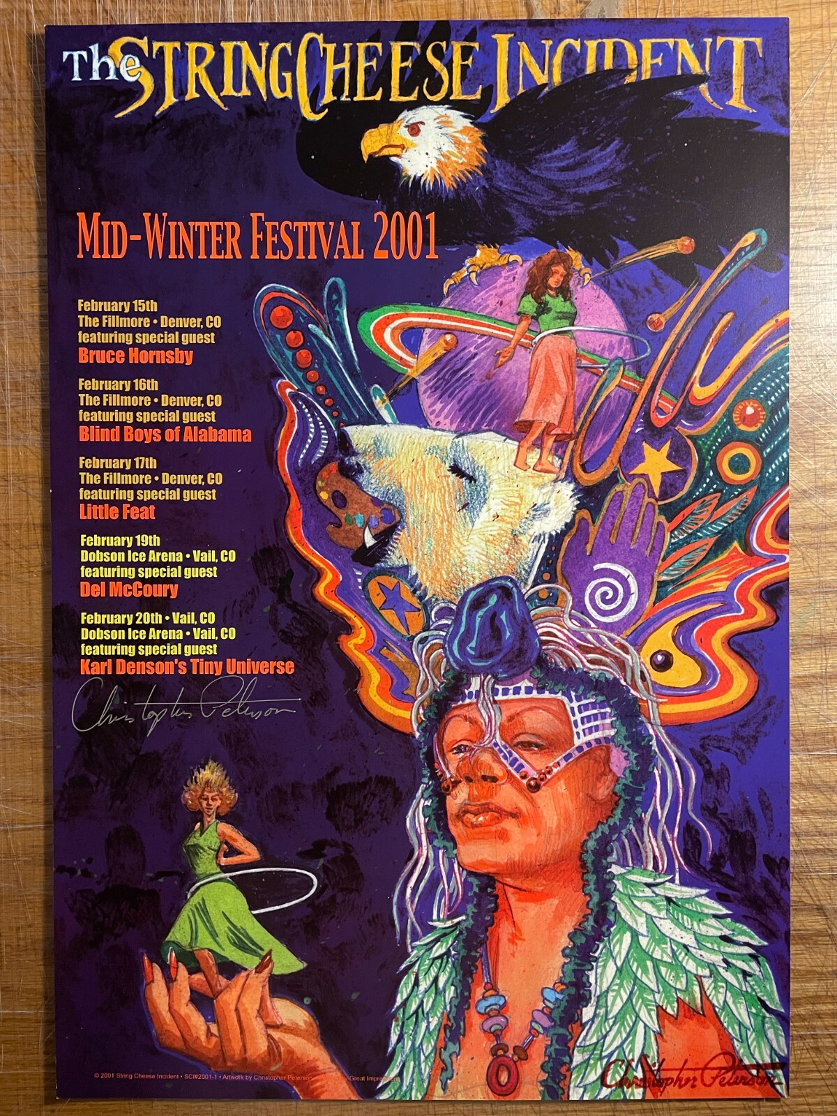 Concert Poster Fillmore 01 Hand Chris Peterson
