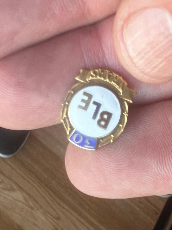 Brotherhood of Locomotive Engineers Railroad Train 30 year Pin (H2023H)