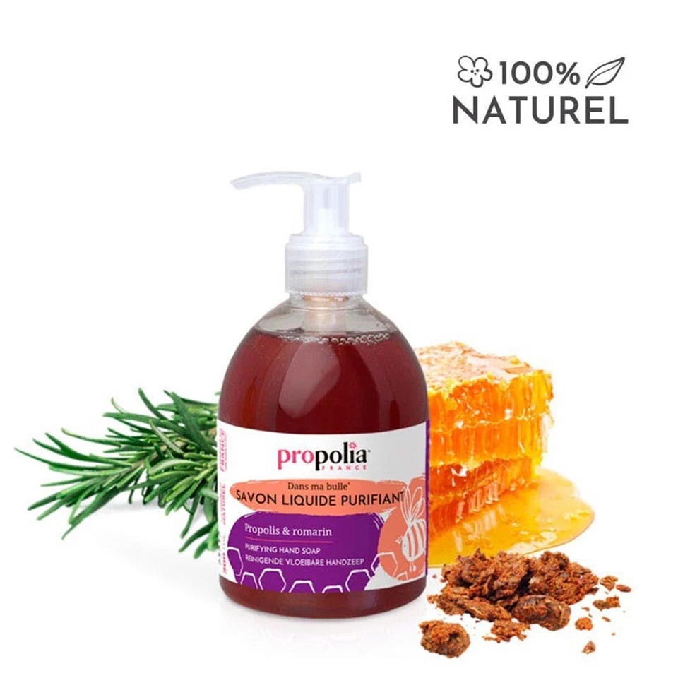 propolia FRANCE Savon liquide mains purifiant Propolis et Romarin - Flüssigseife - Bild 3 von 4