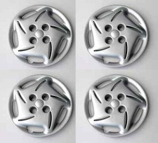 KIT SET 4 COPRICERCHI COPPA RUOTA  FIAT SEICENTO 600    D13" BRUSH NUOVO