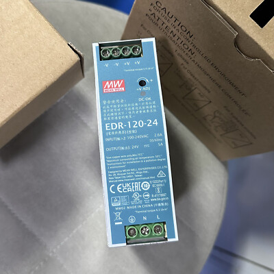 New EDR-120-24 For MEANWELL Switching Power Supply   #F9