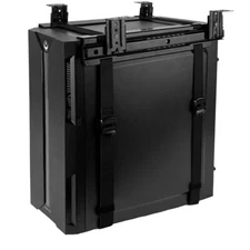 FEYRUN Under Desk Slide Out PC Mount with Anti-Scratch Sponge Adjustable CPU ...