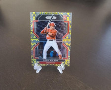 2022 Panini Prizm Cody Wilson Rookie Card Snake Skin Washington Nationals 30/50