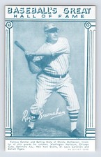 Postcard Roger Bresnahan Baseball Hall Fame Arcade Card 1920s Blank