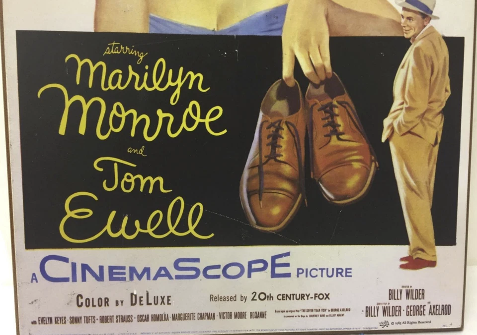 Vintage Marilyn Monroe Wood Wall Art - The Seven Year Itch - Image 2 of 4