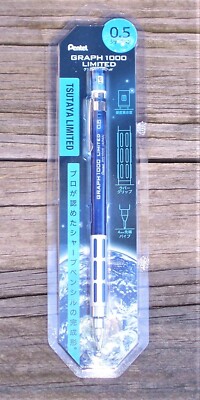 Pentel Graph 1000 Limited TSUTAYA Transparent Blue Mechanical